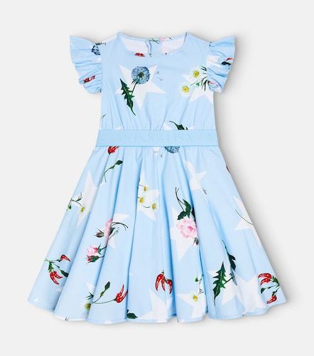 Monnalisa Robe en coton à fleurs - Monnalisa - Modalova