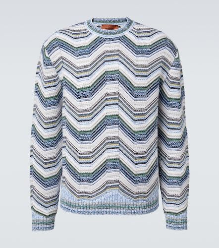 Pull Wave en laine et coton mélangés - Missoni - Modalova
