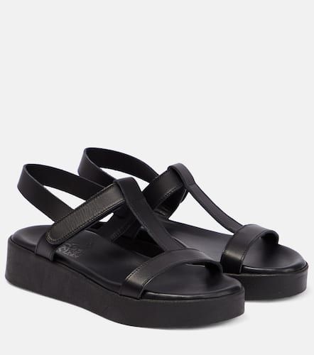 Sandales à plateforme Myrto en cuir - Ancient Greek Sandals - Modalova