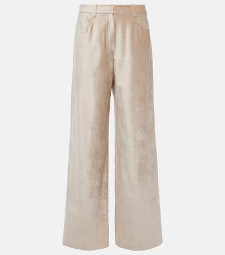 Pantalon ample en coton mélangé - Brunello Cucinelli - Modalova