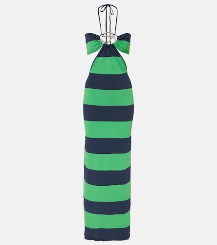 Coperni Robe longue rayée en laine - Coperni - Modalova