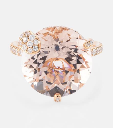 Bague Peekaboo en or rose 18 ct, morganite et diamants - Bucherer Fine Jewellery - Modalova