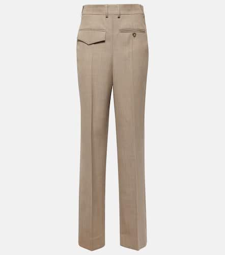 Pantalon droit en laine vierge - Victoria Beckham - Modalova