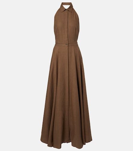 Robe longue Eldred en lin - Ralph Lauren Collection - Modalova