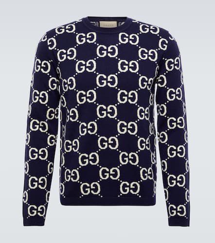 Gucci Pull GG en jacquard de laine - Gucci - Modalova