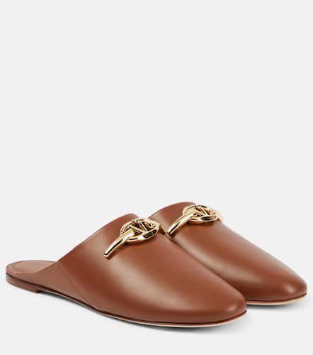 Mules VLogo Signature en cuir - Valentino Garavani - Modalova