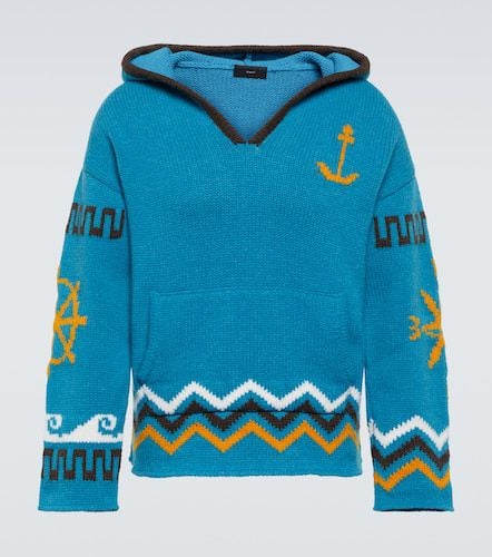 Sweat-shirt à capuche Nautical en laine vierge - Alanui - Modalova