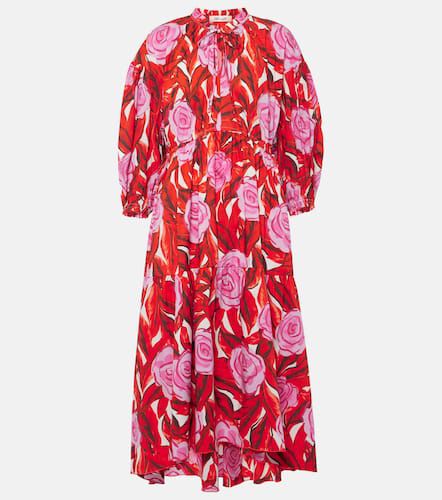 Robe midi Artie en coton mélangé à fleurs - Diane von Furstenberg - Modalova
