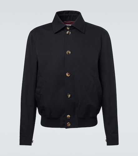 Veste blouson en coton mélangé - Brunello Cucinelli - Modalova