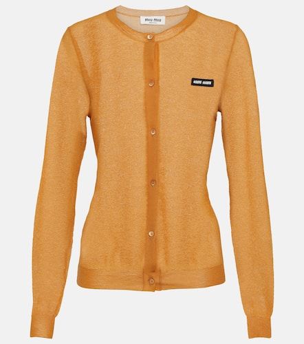 Miu Miu Cardigan  logo - Miu Miu - Modalova