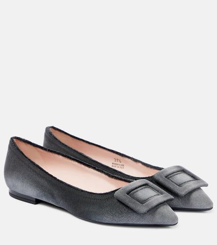 Ballerines Gommettine en jean - Roger Vivier - Modalova