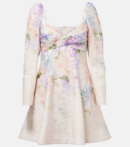 Robe Dawning en lin à fleurs - Zimmermann - Modalova