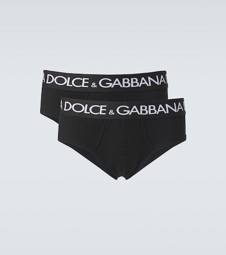 Set de 2 culottes en coton mélangé - Dolce&Gabbana - Modalova