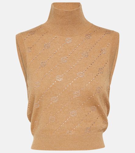 Pull sans manches Interlocking G en cachemire - Gucci - Modalova