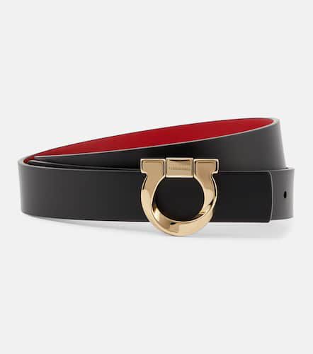 Ceinture Gancini réversible en cuir - Ferragamo - Modalova