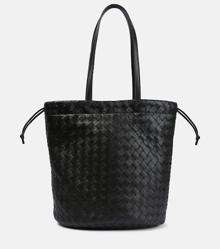 Cabas Drawnstring Medium en cuir - Bottega Veneta - Modalova