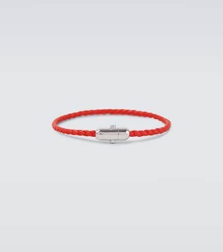 Bracelet en cuir et argent sterling - Bottega Veneta - Modalova