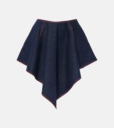 Alaïa Mini-jupe asymétrique Triangle en denim - Alaia - Modalova