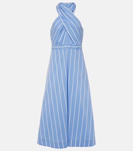 Robe midi Baylee en popeline à rayures - Veronica Beard - Modalova