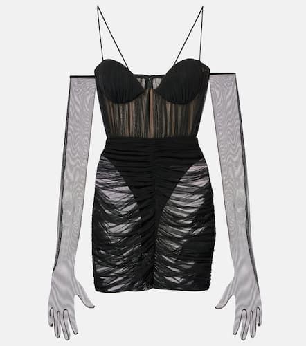 Robe bustier transparente - Alex Perry - Modalova