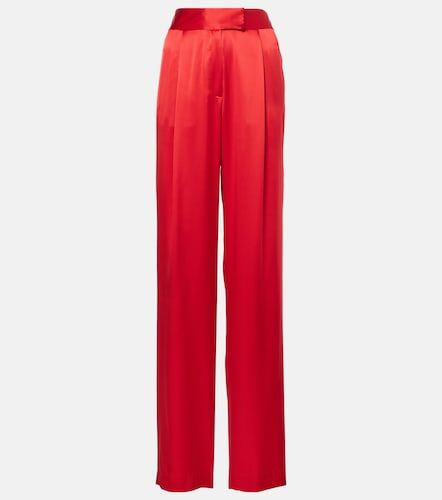 Pantalon ample taille haute en soie - The Sei - Modalova