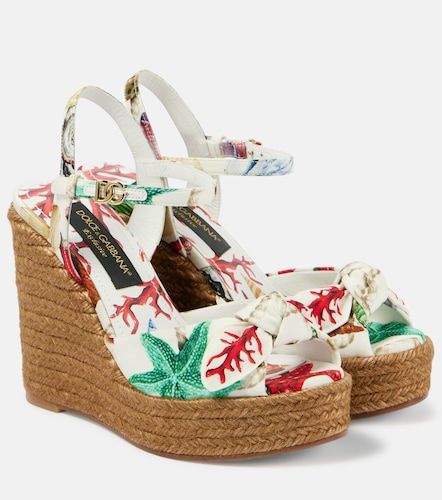 Espadrilles compensées Capri Cava - Dolce&Gabbana - Modalova