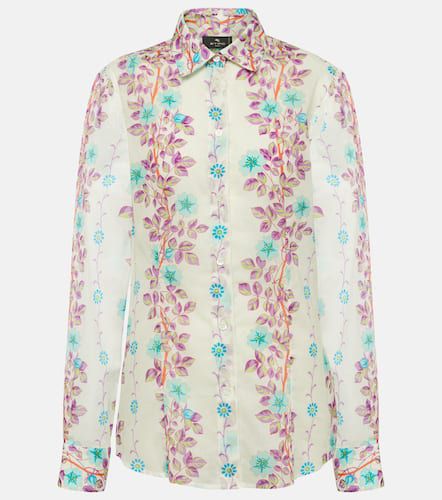 Etro Chemise en coton à fleurs - Etro - Modalova