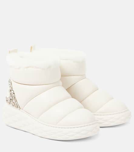 Bottines après-ski Xan en cuir et shearling - Jimmy Choo - Modalova