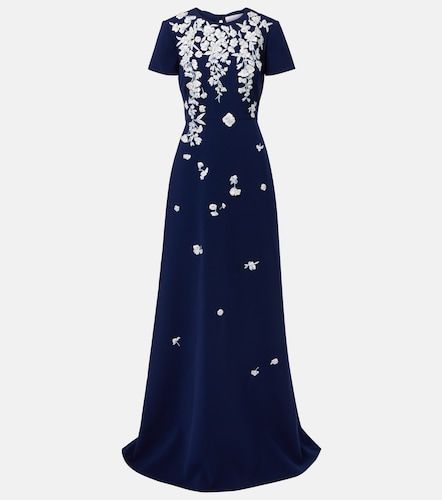 Robe longue brodée - Carolina Herrera - Modalova