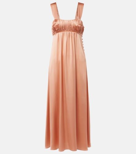 Chloé Robe longue en satin de soie - Chloe - Modalova
