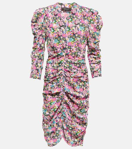 Robe Celina en soie mélangée à fleurs - Isabel Marant - Modalova