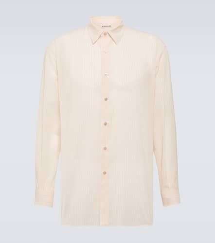 Chemise Oxford rayée en coton - Auralee - Modalova