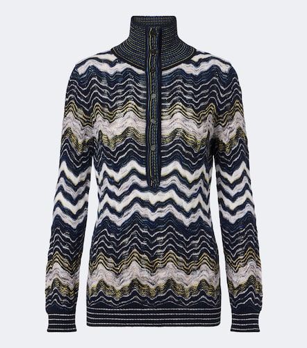 Pull en laine mélangée à motif Zigzag - Missoni - Modalova