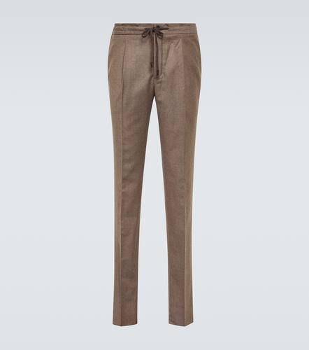 Pantalon tapered en laine vierge - Incotex - Modalova