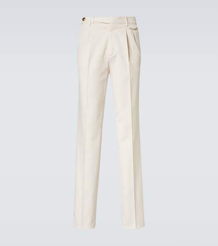 Pantalon chino en coton mélangé - Brunello Cucinelli - Modalova