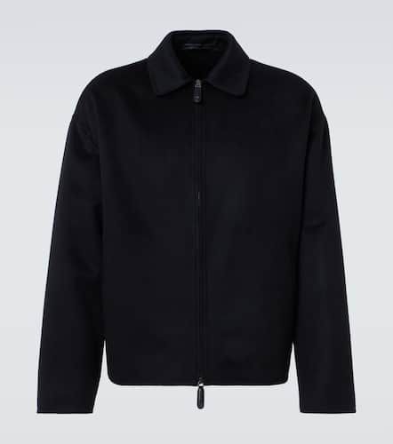 Veste en cachemire mélangé - Giorgio Armani - Modalova