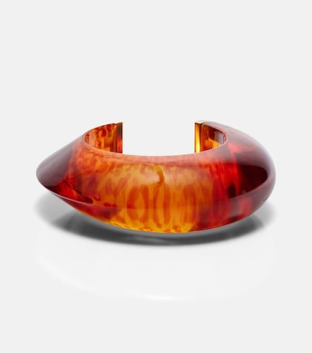 Alaïa Bracelet manchette à imprimé léopard - Alaia - Modalova
