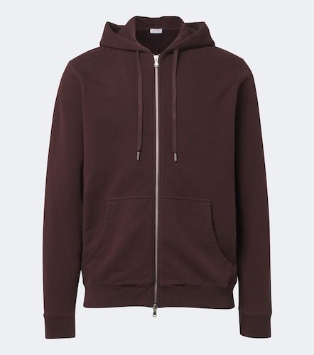 Sweat-shirt à capuche Loopback en coton - Sunspel - Modalova