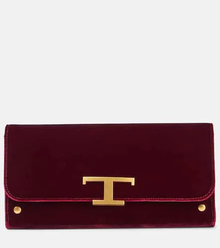 Sac T Timeless Small en velours - Tod's - Modalova