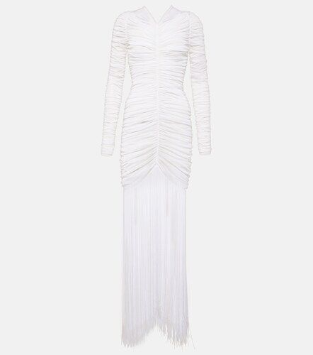 Robe Guisa en soie mélangée à franges - Khaite - Modalova