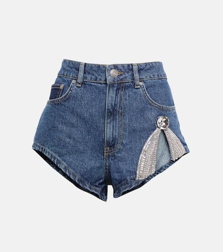 Area Short en jean à ornements - Area - Modalova