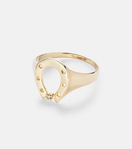 Bague Horseshoe en or 9 ct et diamants - Aliita - Modalova