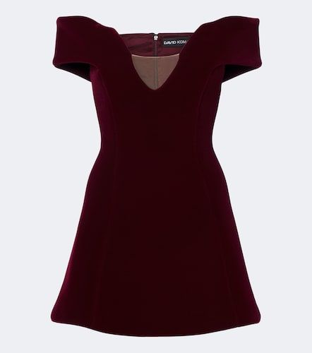 David Koma Robe en velours - David Koma - Modalova