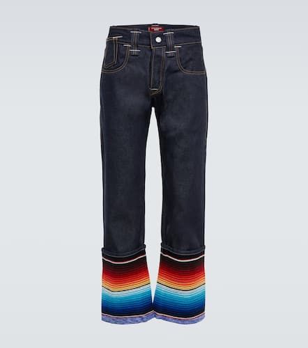 Jean droit rayé en jacquard - Junya Watanabe - Modalova
