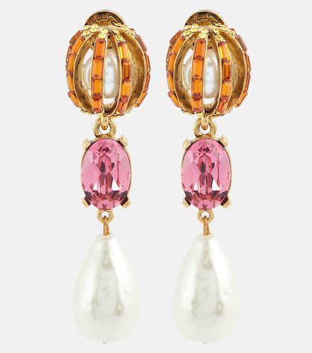 Boucles d'oreilles à ornements - Oscar de la Renta - Modalova