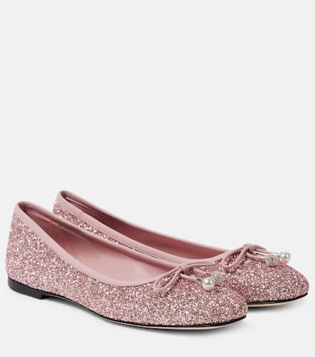 Ballerines Elme à paillettes - Jimmy Choo - Modalova