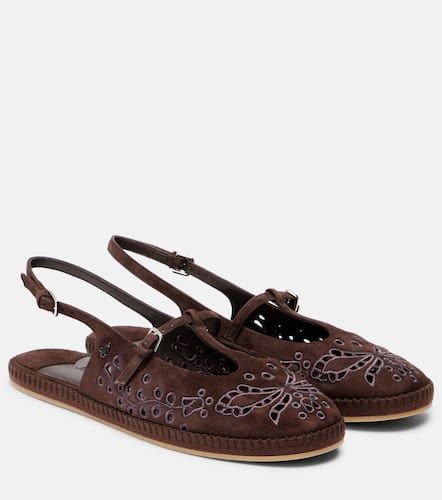 Espadrilles Amiee brodes en daim - Jimmy Choo - Modalova