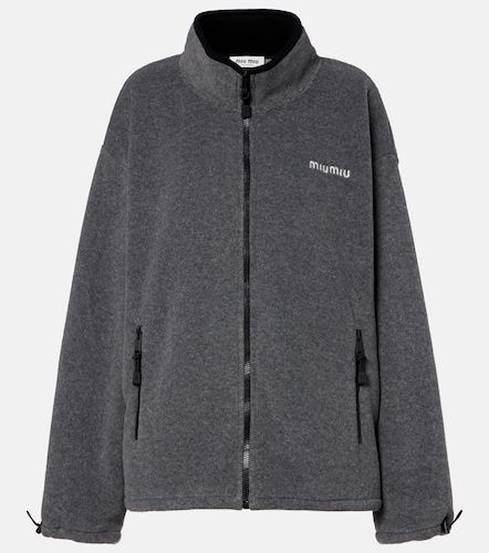 Sweat-shirt oversize à logo - Miu Miu - Modalova
