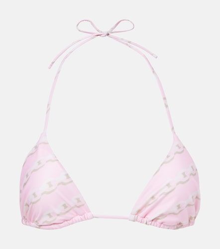 Versace Haut de bikini imprimé - Versace - Modalova