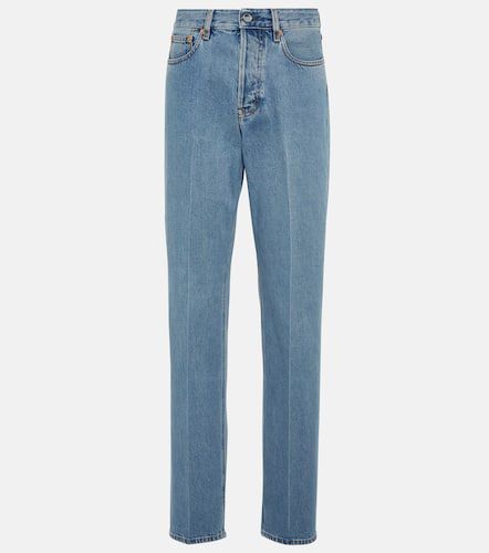 Gucci Jean droit à taille mi-haute - Gucci - Modalova